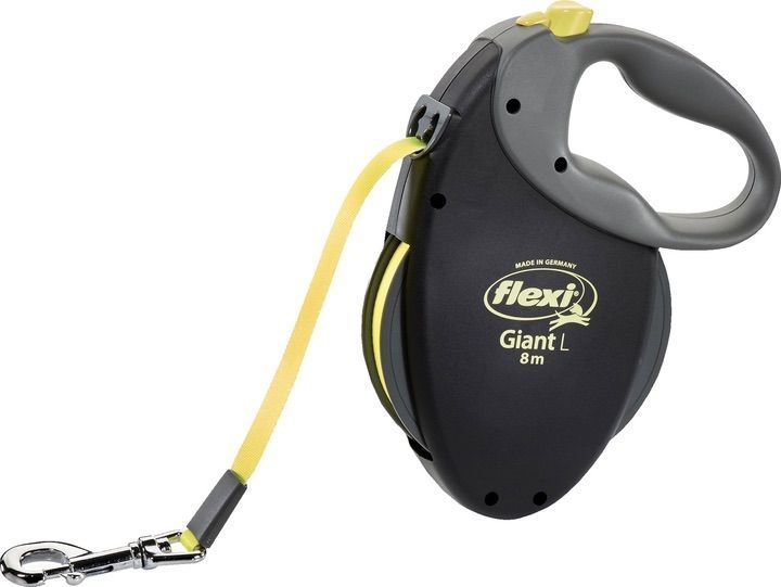 Повідець-рулетка Flexi Neon Giant L, 8 м &mdash; для великих собак до 50 кг Повідець-рулетка Flexi Neon Giant фото