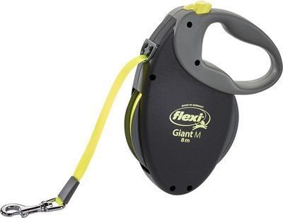 Повідець-рулетка Flexi Neon Giant M, 8 м &mdash; для  середніх собак до 25 кг Повідець-рулетка Flexi Neon Giant фото