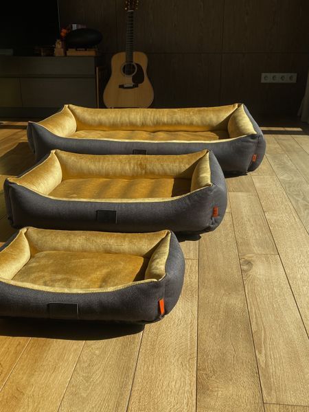 Cover for a dog bed Pet Bed M 50x70 gold
