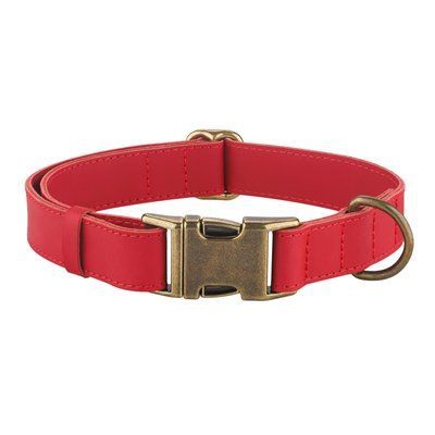 Нашийник Bronzedog Antiq XL червоний Bronzedog Antiq Collar red фото
