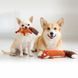 WAUDOG Fun Plush Fox Dog Toy, M (5&times;18 cm)
