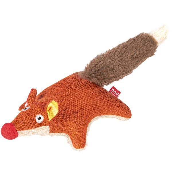 WAUDOG Fun Plush Fox Dog Toy, S (4&times;14 cm)