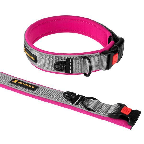 Collar BronzeDog Sport - L pink