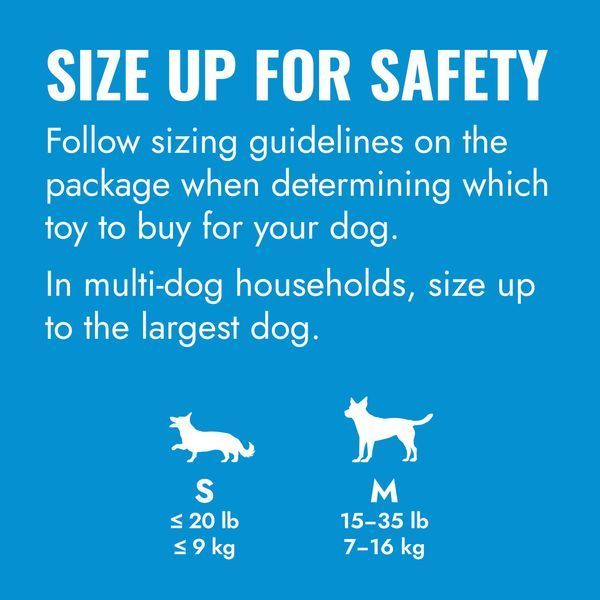KONG Goodie Bone Puppy Chew Toy - for puppies S