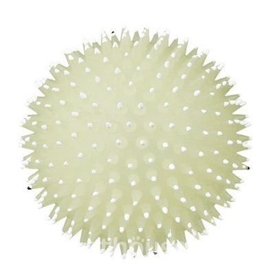 Hedgehog Ball with Squeaker, Fluorescent, 10 cm