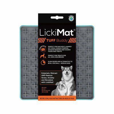 LickiMat&reg; Tuff Buddy&trade; &ndash; Chew-Resistant Calming Lick Mat for Dogs - turquoise