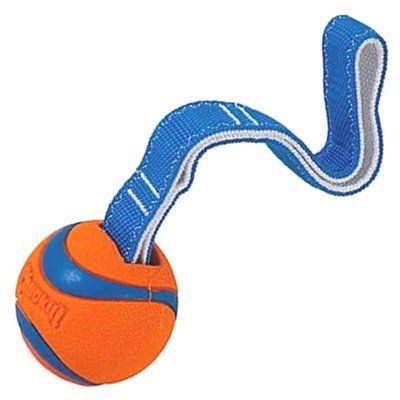 Іграшка Chuckit! ULTRA TUG тенісний м'яч ультра з ручкою-ременем для собак малих розмірів, S Chuckit! ULTRA TUG фото
