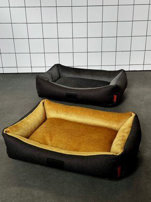 Bed for a dog Pet Bed S 30x45 gold - graphite