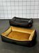 Ліжко для собаки Pet Bed  S 30x45 золото - графіт Pet Bed фото 1