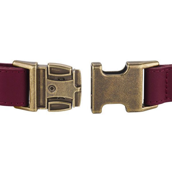 Bronzedog Antiq Collar - burgundy